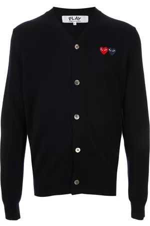 Comme des Garçons Embroidered logo cardigan
