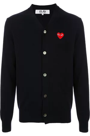 Comme des Garçons Embroidered logo cardigan