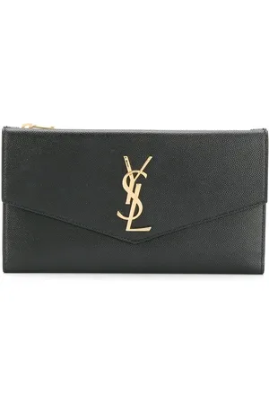 Saint Laurent Ysl V-Stitch Wallet