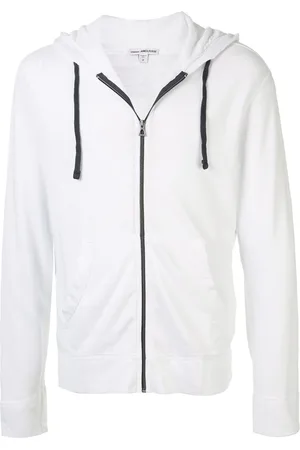 James Perse Plain zipped hoodie