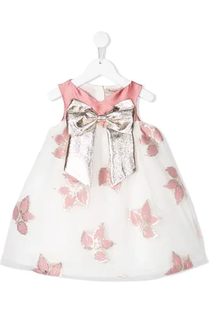 HUCKLEBONES LONDON Metallic-jacquard a-line dress