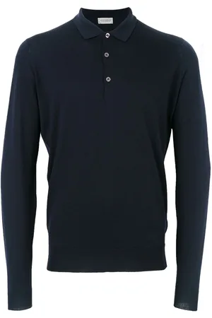JOHN SMEDLEY Belper knitted polo shirt
