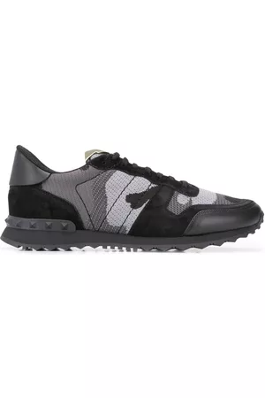 VALENTINO GARAVANI Rockrunner camouflage-print sneakers