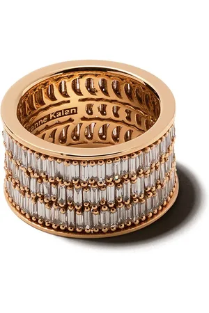 Suzanne Kalan 18kt rose gold pavé ring