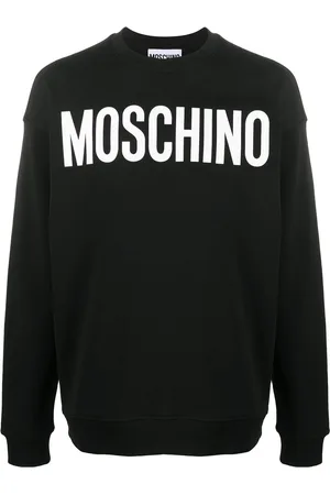 Moschino Logo print crew neck sweatshirt