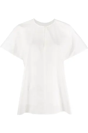 Lee Mathews Button-fastening short-sleeve T-shirt