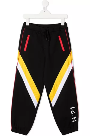 Nº21 Colour-block track pants
