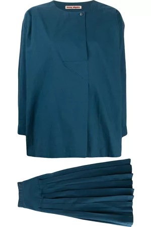 Issey Miyake 1970s blouse and skirt set