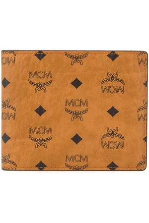 MCM Logo-print bifold wallet