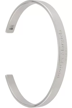 Maison Margiela Logo-engraved cuff bracelet