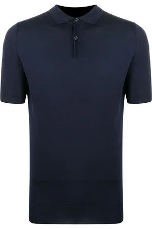 JOHN SMEDLEY Fine-knit polo shirt