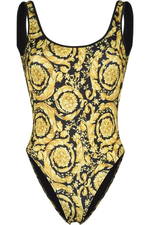 VERSACE Baroque-print swimsuit
