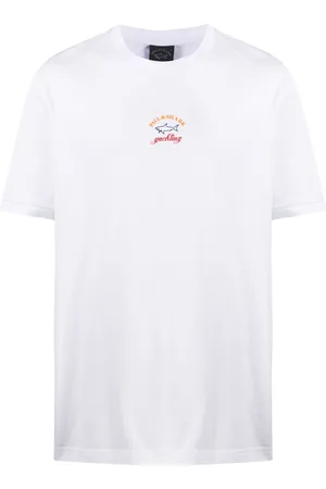 Paul & Shark Crew neck printed logo T-shirt