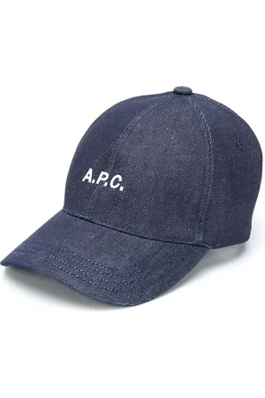 A.P.C. Embroidered logo denim cap