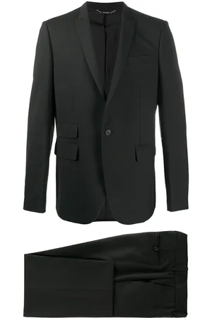 Les Hommes Multi-pocket single-breasted suit