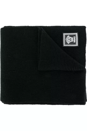 VERSACE Medusa wool ribbed scarf