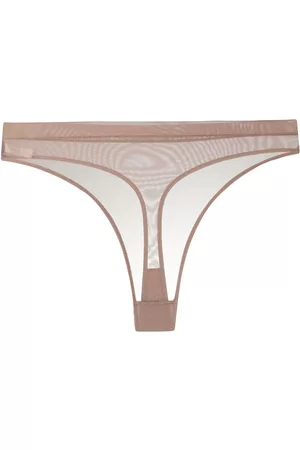 MAISON CLOSE Mesh thong
