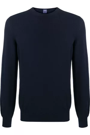 FEDELI Crew-neck cashmere jumper