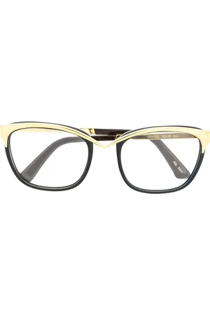 MUGLER 1980s cat-eye frame glasses
