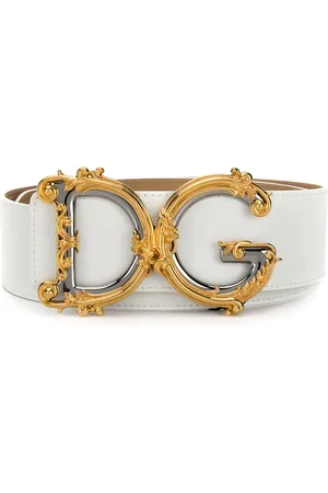 Dolce & Gabbana DG Baroque leather belt