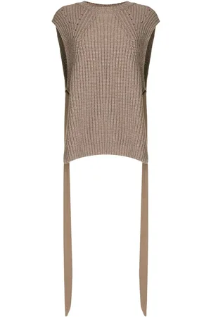 GOEN.J Side-taps knitted top