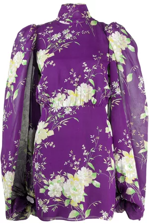 The Attico Gobi floral-print mini dress