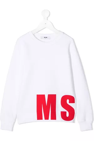 Msgm Logo cotton sweatshirt