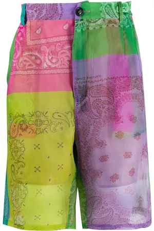 DUOltd Bandana print deck shorts