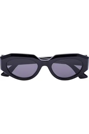 Bottega Veneta Eyewear Cone wrap-around Sunglasses - Farfetch