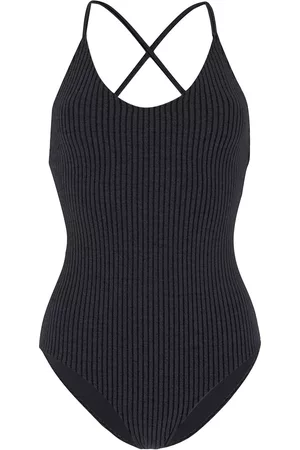 Duskii Margot striped swimsuit