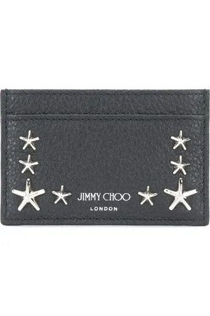 Jimmy Choo Star studded leather card holder