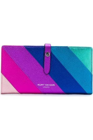 Kurt Geiger Diagonal stripes wallet