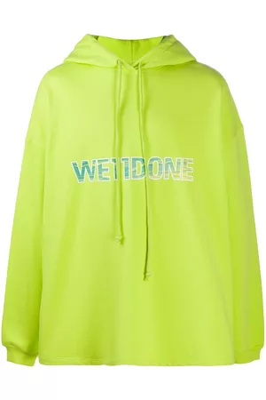 We11 Done Logo print hoodie