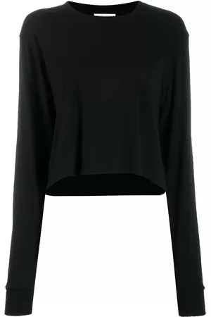 JOHN ELLIOTT Jersey long-sleeved cropped T-shirt
