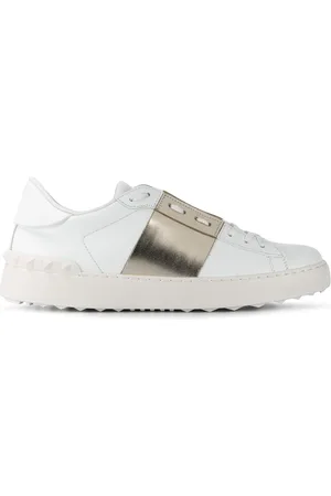 VALENTINO GARAVANI Open low-top leather sneakers