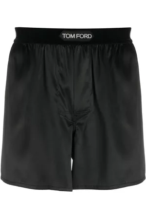 Tom Ford Logo-waistband silk boxers