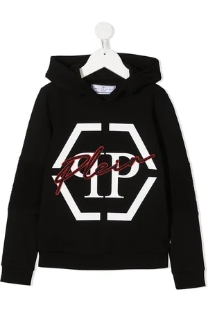 Philipp Plein Hexagon logo-print hoodie