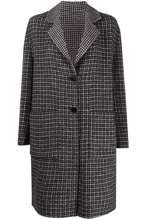 Twin-Set Check single-breasted coat