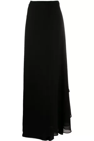 TALBOT RUNHOF Draped-side wide-leg trousers
