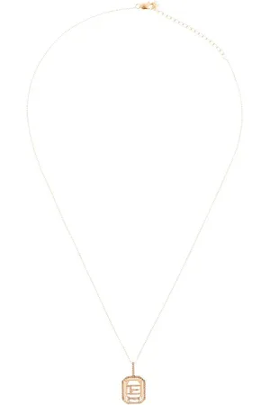 Mateo 14kt yellow E diamond necklace