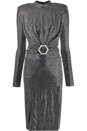 Philipp Plein Crystal Long Dress
