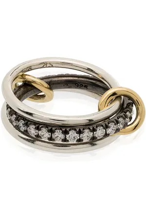 SPINELLI KILCOLLIN Petunia stacked diamond ring