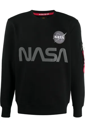 Alpha Industries Men Sweatshirts - NASA reflective sweatshirt