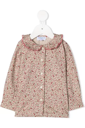 SIOLA Floral print long-sleeved shirt