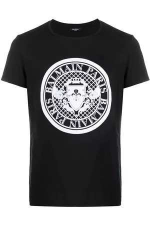 Balmain Flocked coin T-shirt