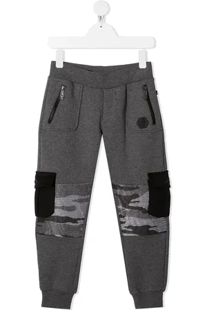 Philipp Plein Camouflage-patchwork track pants