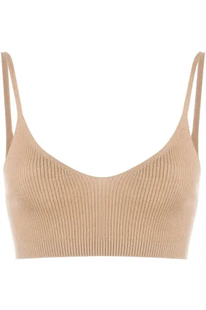 Cashmere In Love Ribbed-knit cropped top