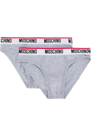Moschino Twin-pack logo band briefs