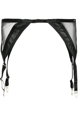 Something Wicked Mia semi-sheer suspenders