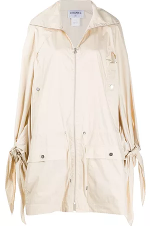 CHANEL 2010 slit arms knee-length coat